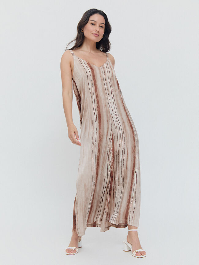 MONO DE TIRANTES Marron
