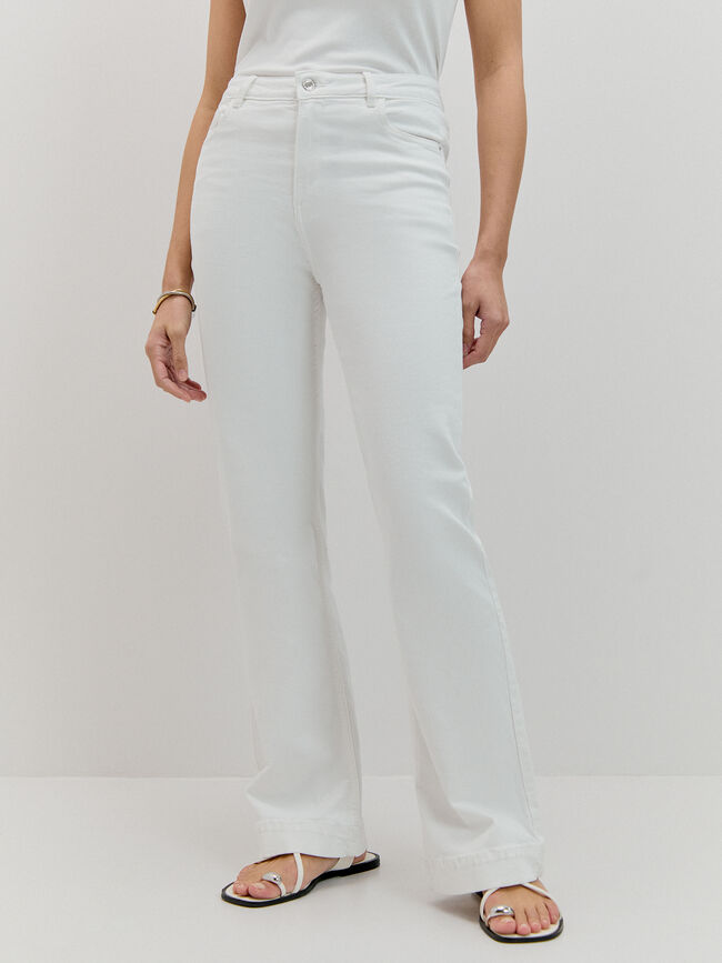 ACAMPANADO VAQUERO LARGO Blanco Optico