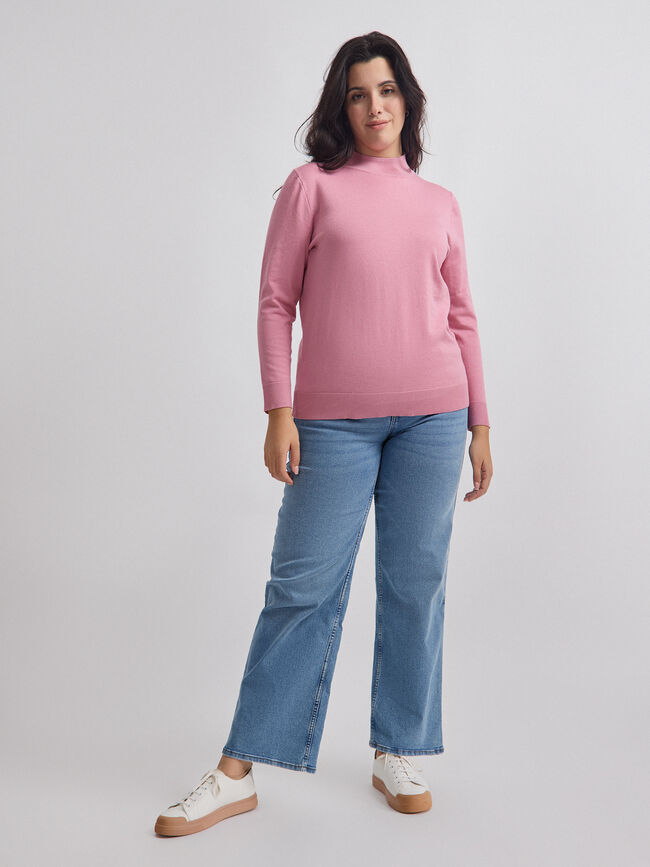 JERSEY CUELLO PERKINS Rosa Medio