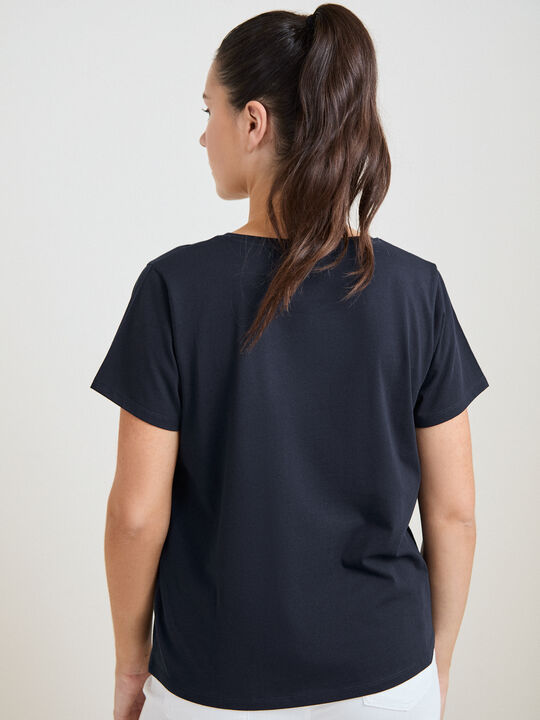 CAMISETA DOLCE VITA Azul Marino image number null