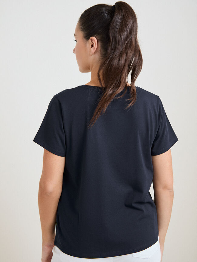 CAMISETA DOLCE VITA Azul Marino