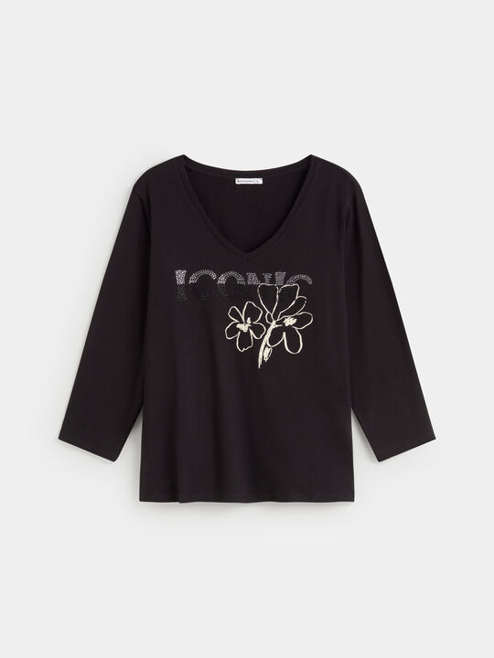 CAMISETA FLORES IC&Oacute;NICAS Hielo image number null
