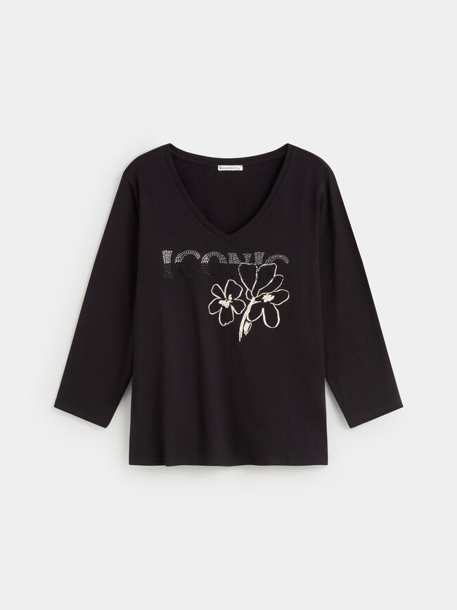 CAMISETA FLORES IC&Oacute;NICAS Hielo