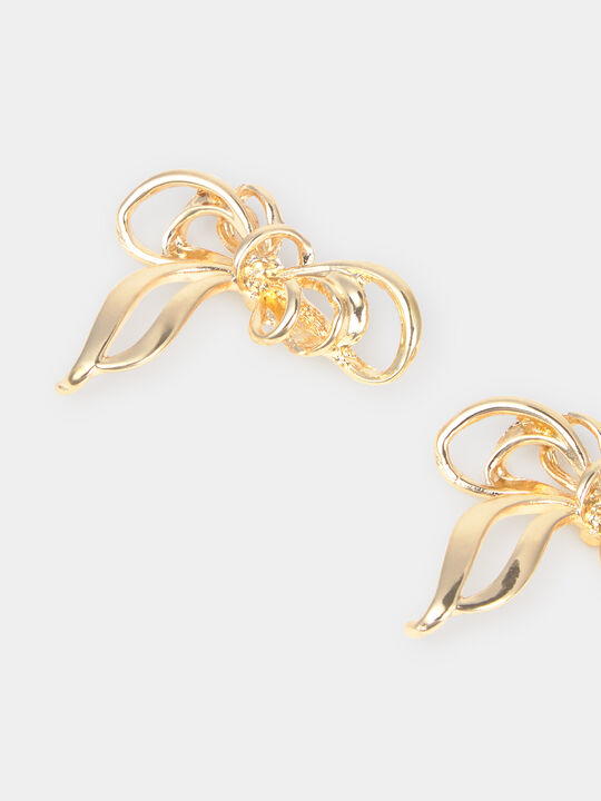 PENDIENTES DISEÑO LAZO Oro image number null