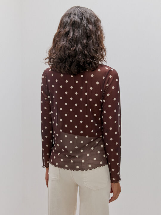 CAMISETA DETALLE FRUNCE Estampado 2 image number null