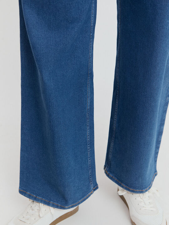 WIDE LEG B&Aacute;SICO Baby Blue image number null