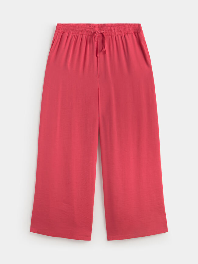 PANTAL&Oacute;N FLUIDO SATINADO Frambuesa