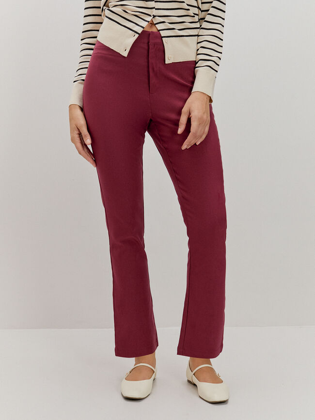 PANTALÓN BENGALINA Burdeos
