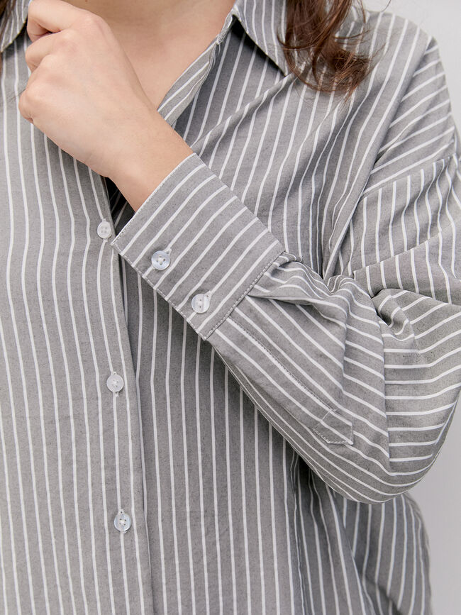 CAMISA OVERSIZE Gris