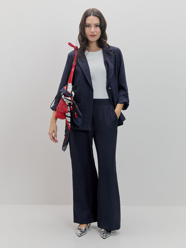 BLAZER FIT RELAJADO Azul Marino