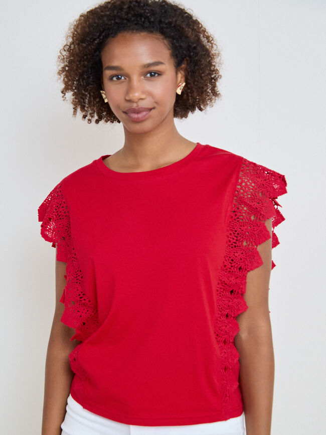 TOP DETALLE ENCAJE Camelia