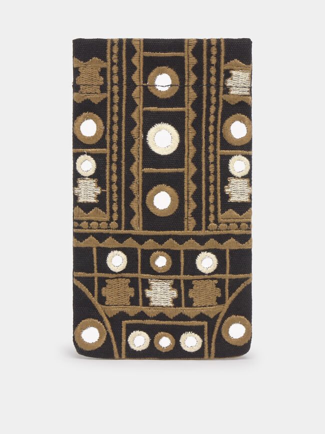 FUNDA GAFAS ESPEJOS Negro