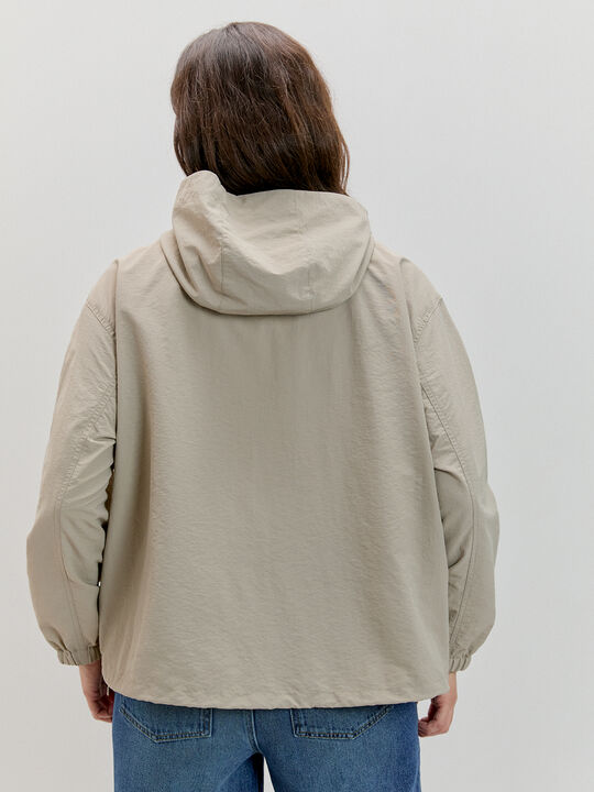 PARKA DETALLE GOMA Vison image number null