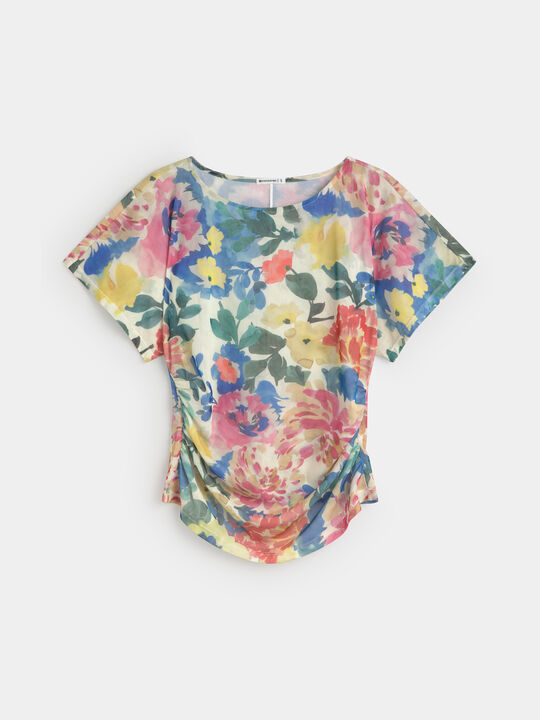 CAMISETA BBC TUL CUERPO FRUNCIDO Crudo image number null