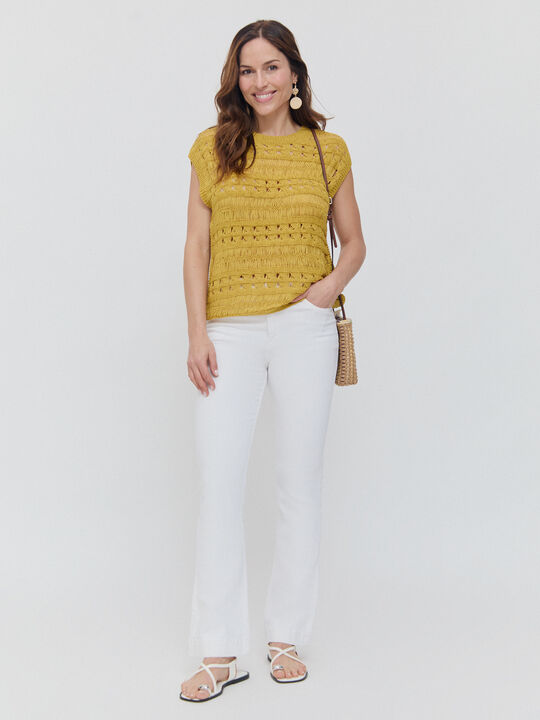 JERSEY CUELLO REDONDO Ocre image number null