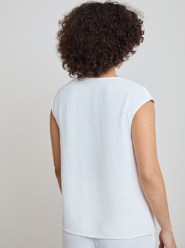 TOP LENCERO PICO Blanco Optico