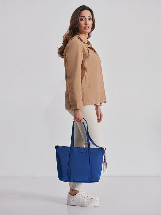 BOLSO SHOPPER Azul Marino image number null