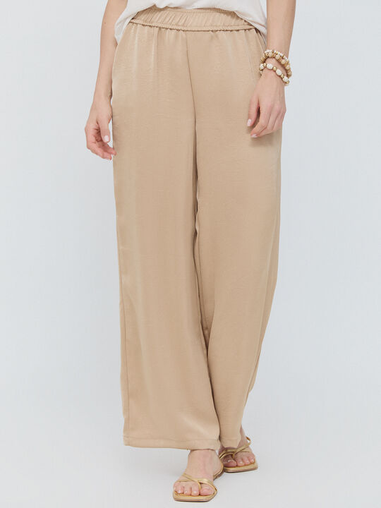 PANTALON FLUIDO Champagne image number null