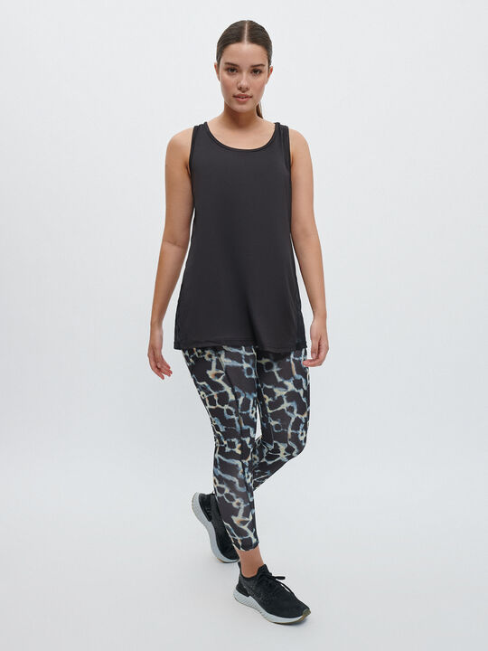 TOP DEPORTIVO MESH Negro image number null