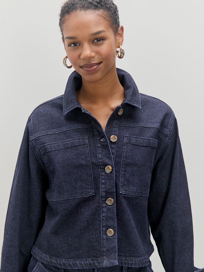 CHAQUETA CORTA BOTONES Rinse Wash