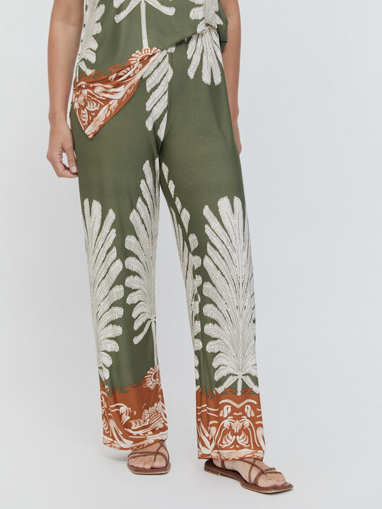 PANTALON ESTAMPADO Kaki image number null
