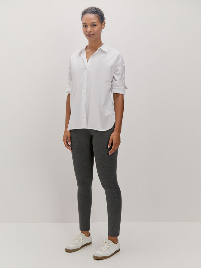 LEGGING PUNTO ROMA Gris vigore Osc