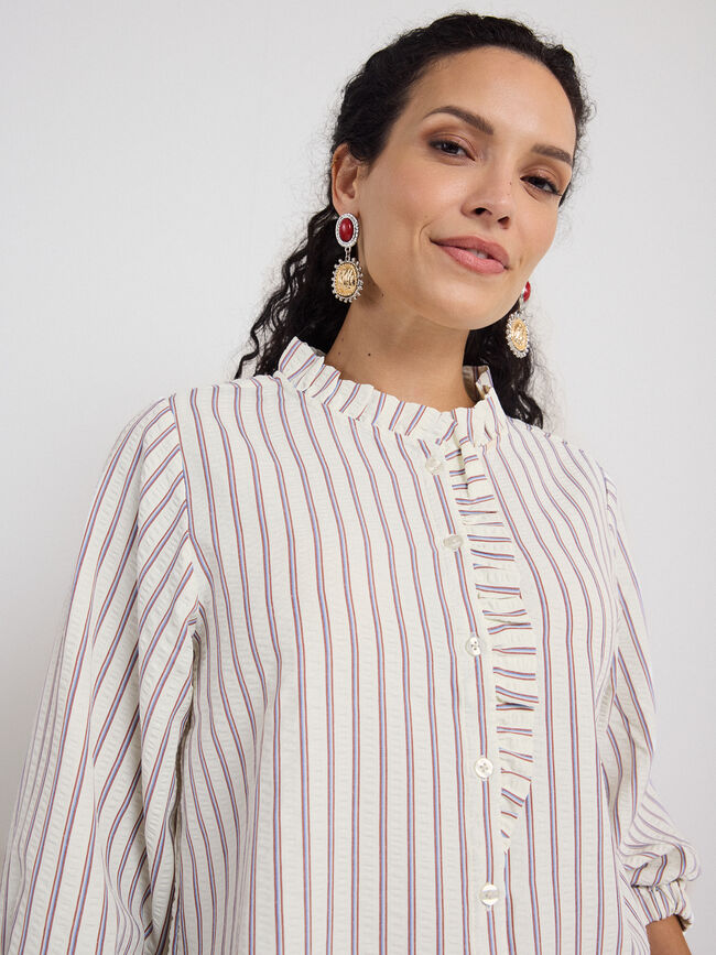 CAMISA VOLANTE Crudo