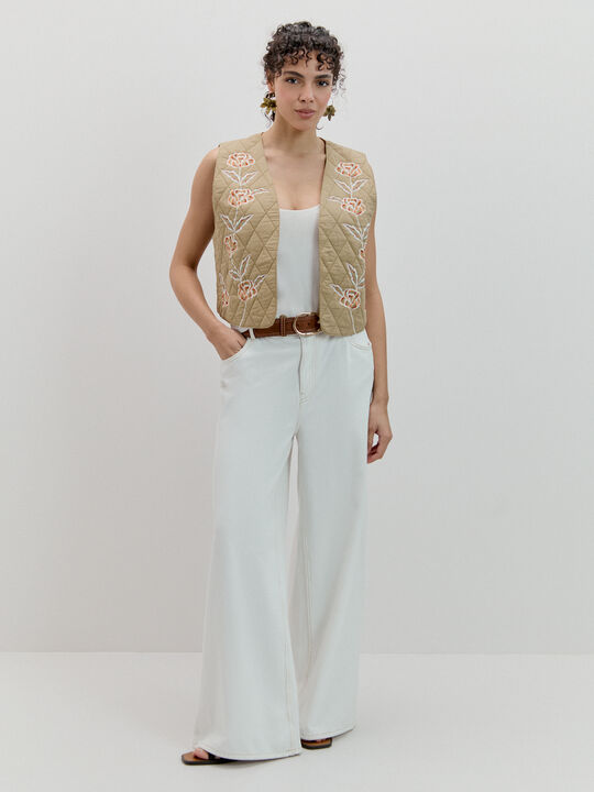 CHALECO FANTASIA kaki claro image number null