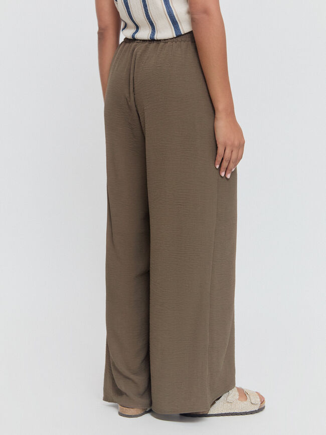 PANTALON ANCHO FLUIDO Trufa