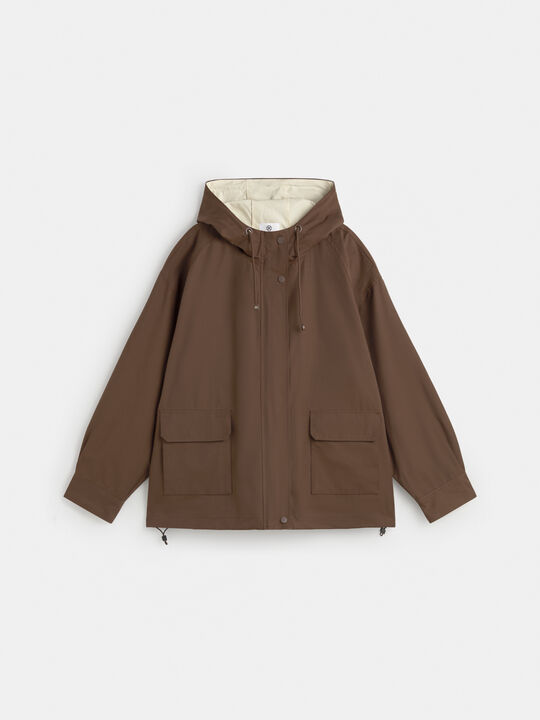 PARKA CAPUCHA Marron image number null