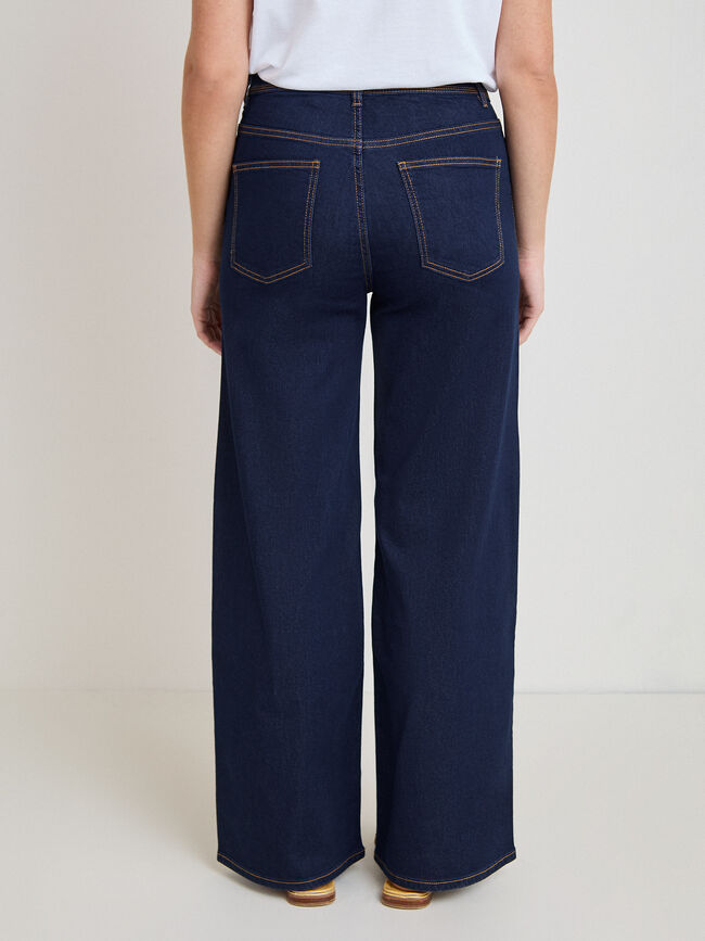 WIDE LEG B&Aacute;SICO Rinse Wash