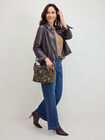 BOLSO DETALLE TACHAS verde militar