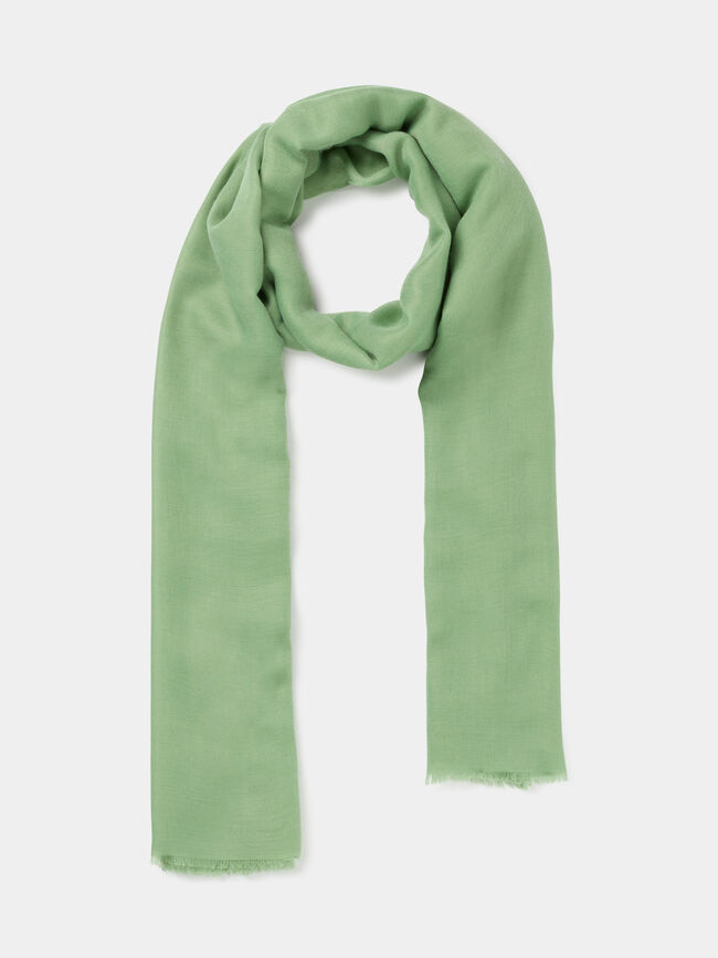 Fular Liso Verde Jade