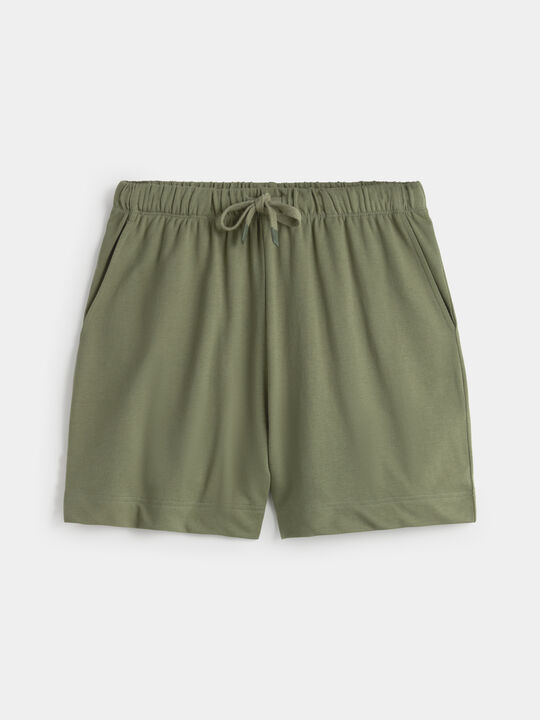 SHORT FELPA Kaki image number null
