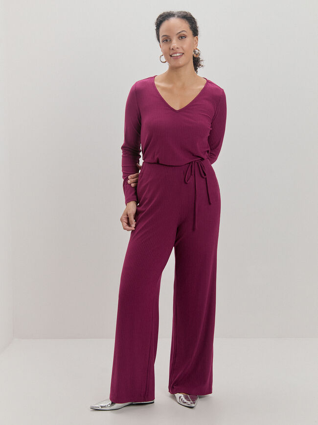 PANTALON CANALE Berenjena