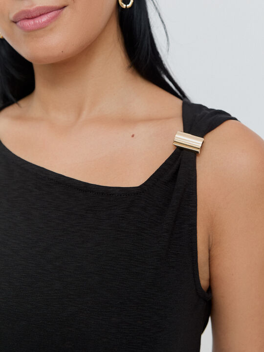 TOP DETALLE PASADOR Negro image number null