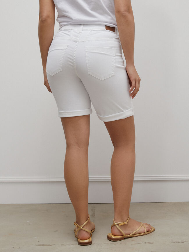 SHORT VAQUERO BÁSICO Blanco Optico
