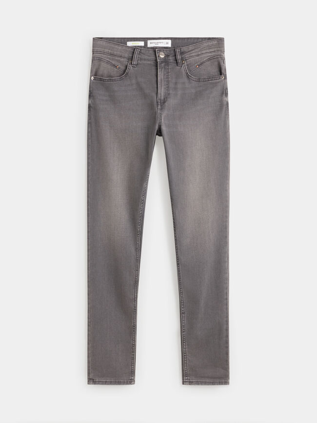 Tejano pitillo basico Mid grey
