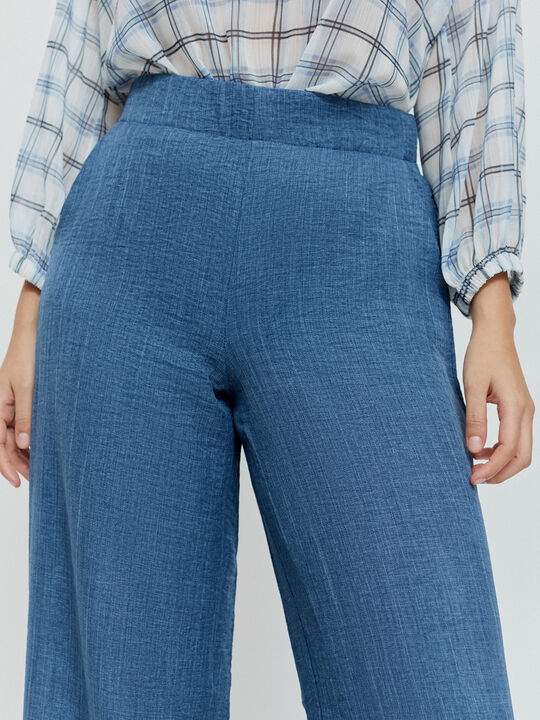 pantalon ancho Azul Noche image number null