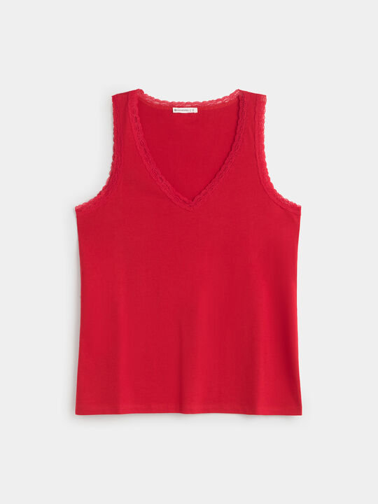 TOP LENCERO Rojo image number null