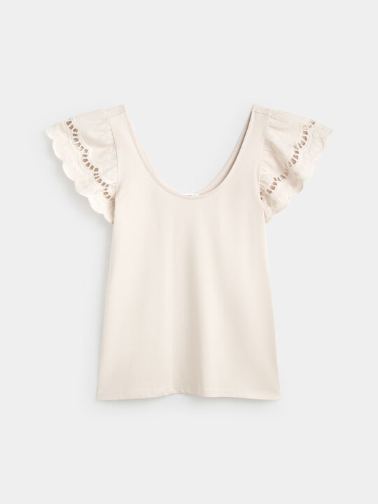 CAMISETA VOLANTE CANALE Hielo image number null