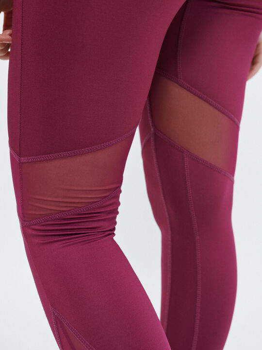 LEGGING DEPORTIVO MESH Lila_oscuro image number null