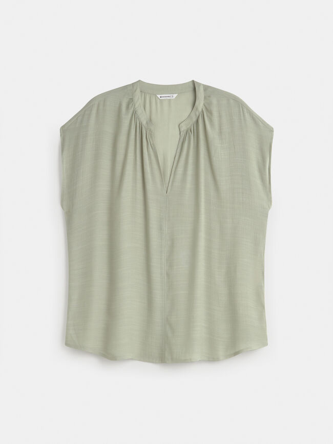 Blusa rústica Verde Agua