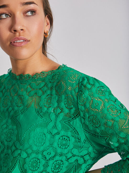 camiseta lace Verde image number null