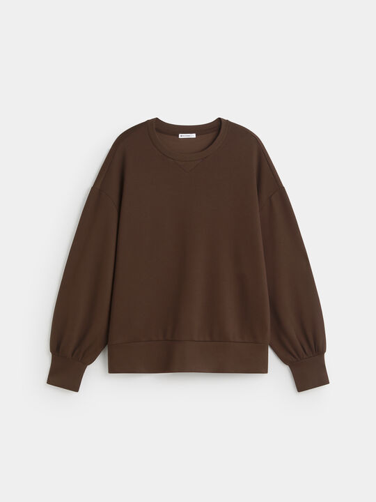 SUDADERA Marron Medio image number null