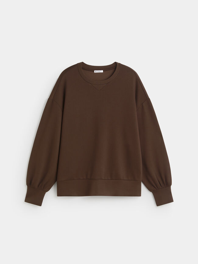 SUDADERA Marron Medio