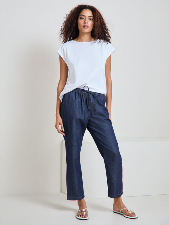 PANTALON FLUIDO VAQUERO Rinse Wash image number null