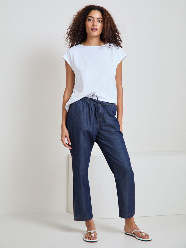 PANTALON FLUIDO VAQUERO Rinse Wash