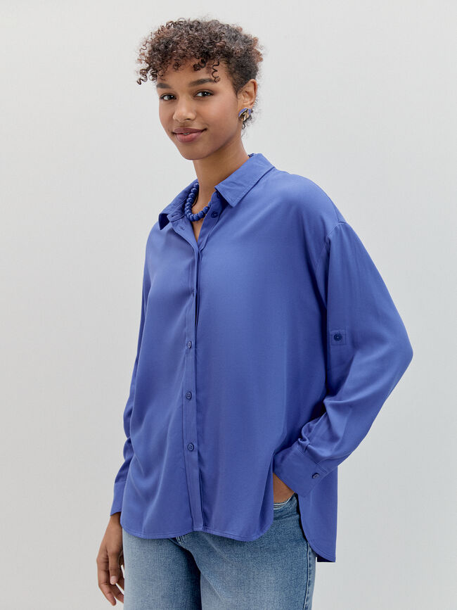 CAMISA MANGA LARGA Azulon