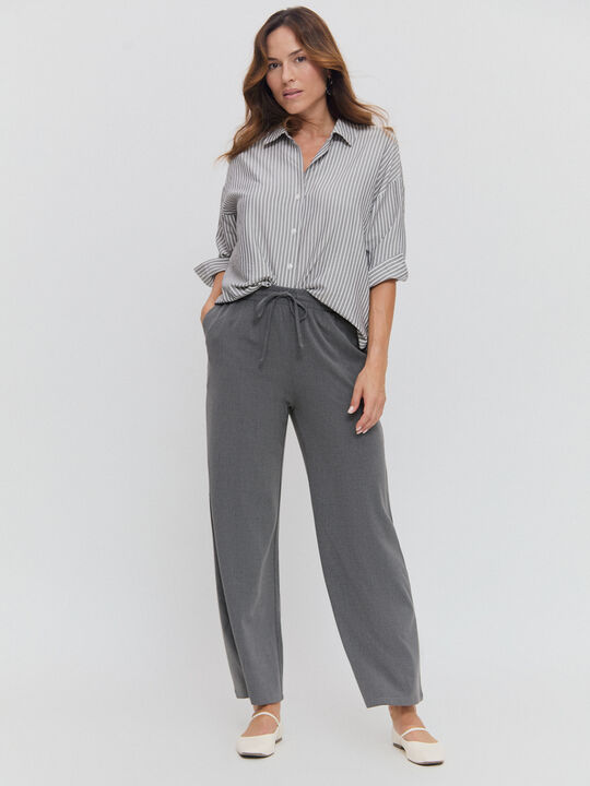 PANTALÓN PALAZZO Gris vigore Osc image number null